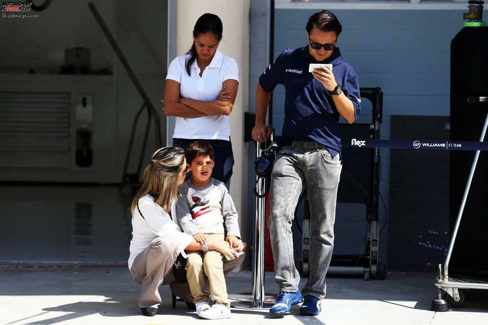 Felipe Massa (Williams) mit Familie