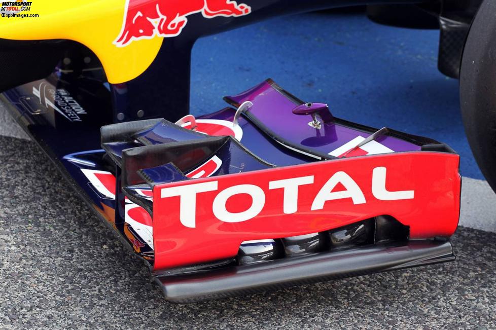 Frontflügel des Red Bull RB10