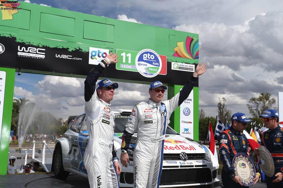 Jari-Matti Latvala (Volkswagen) und Miikka Anttila (Volkswagen) 
