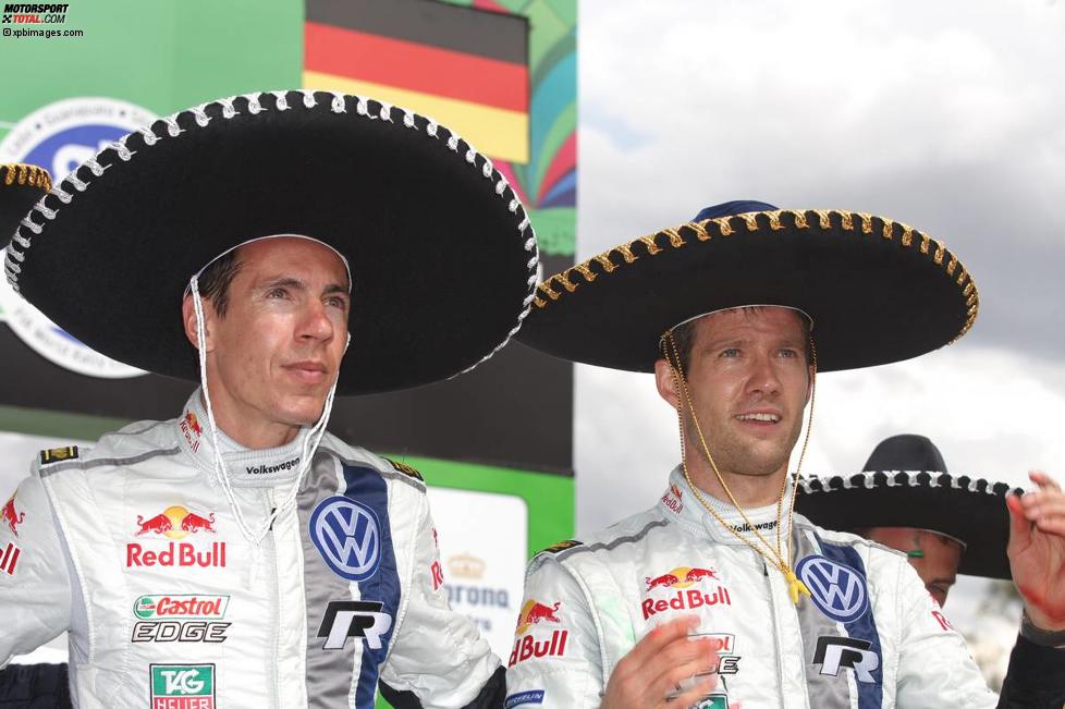 Sebastien Ogier (Volkswagen) und Julien Ingrassia 
