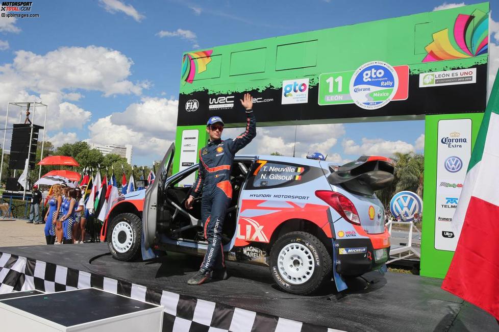 Thierry Neuville (Hyundai) und Nicolas Gilsoul (Hyundai) 