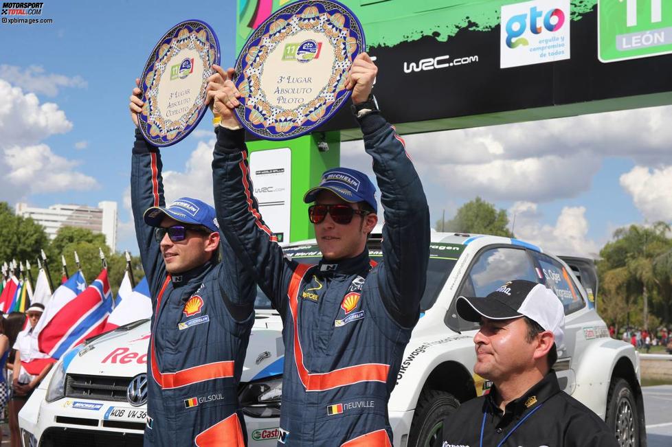 Thierry Neuville (Hyundai) und Nicolas Gilsoul (Hyundai) 