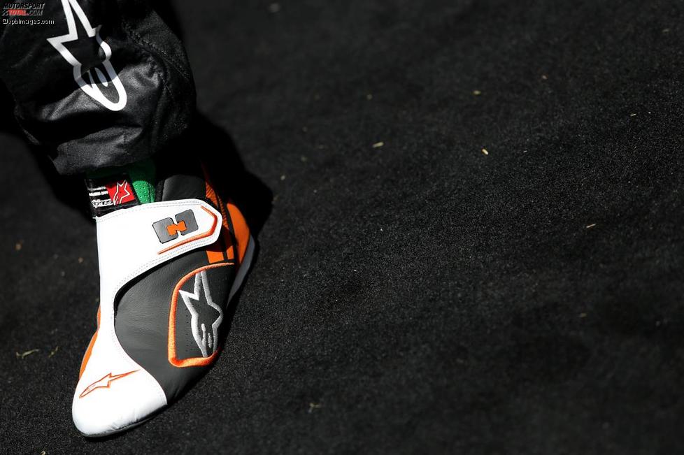 Schuhe von Nico Hülkenberg (Force India) 