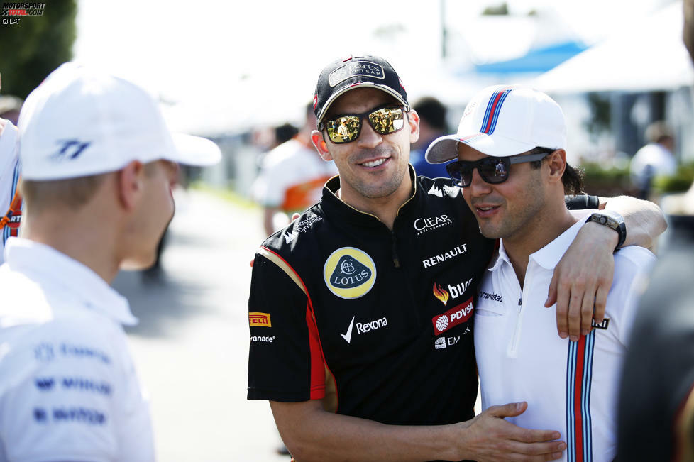 Pastor Maldonado (Lotus) und Felipe Massa (Williams) 