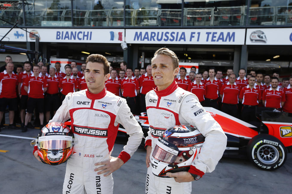 Max Chilton (Marussia) und Jules Bianchi (Marussia) 