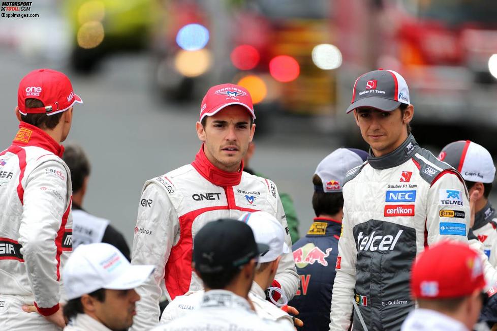Esteban Gutierrez (Sauber) und Jules Bianchi (Marussia) 