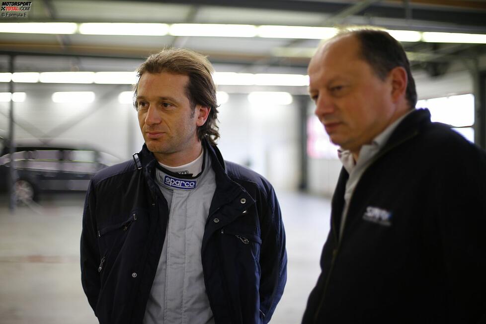 Jarno Trulli und Frederic Vasseur (President of Spark Racing Technology)