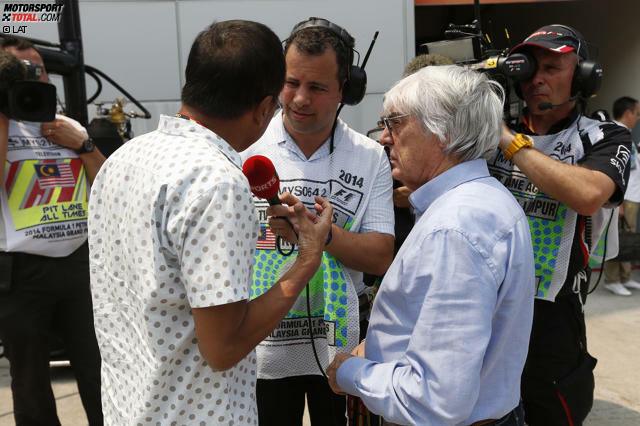 Bernie Ecclestone zeigte sich zum einen positiv überrascht, fühlt sich aber nach wie vor in seiner Meinung bestätigt, dass die neuen Formel-1-Motoren nicht zufriedenstellend lärmen.
