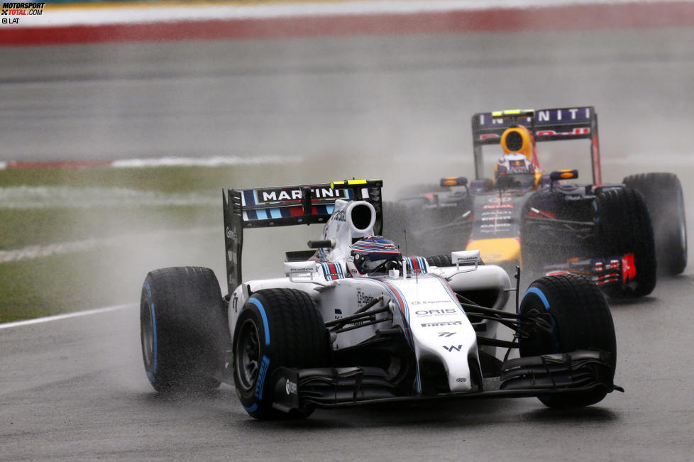 Valtteri Bottas (Williams) und Daniel Ricciardo (Red Bull) 