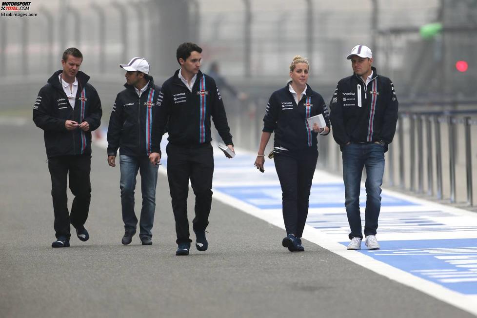 Felipe Massa (Williams) und Valtteri Bottas (Williams) 