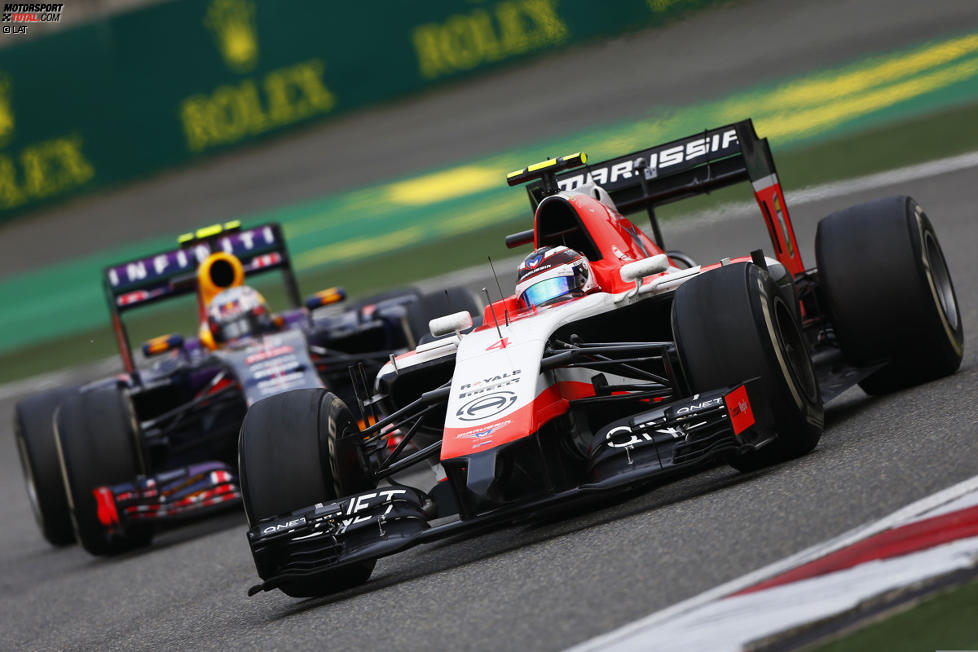 Max Chilton (Marussia) und Daniel Ricciardo (Red Bull) 