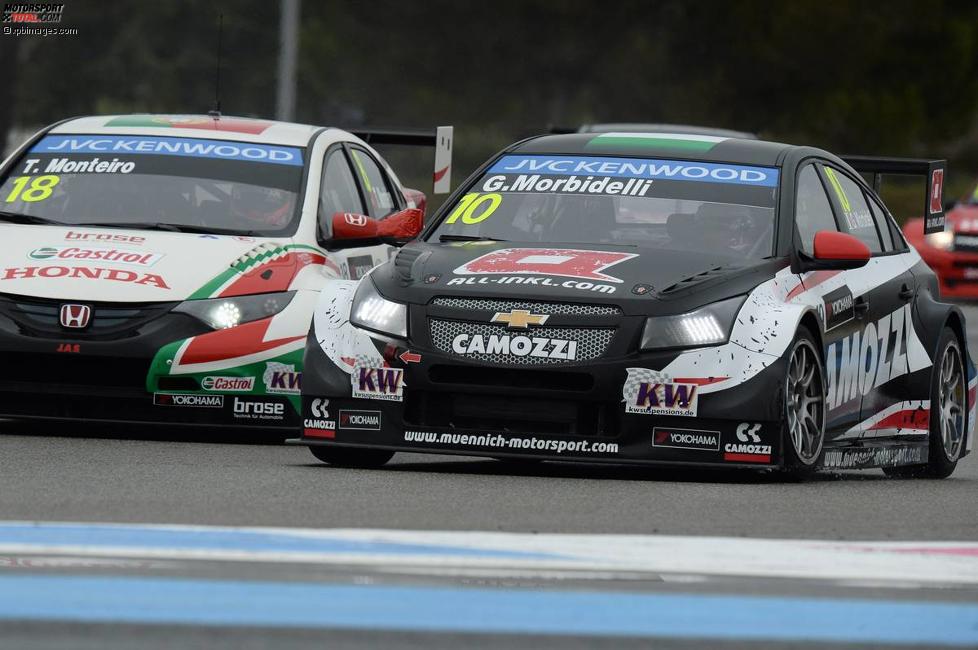 Tiago Monteiro (Honda) und Gianni Morbidelli (Münnich-Chevrolet) 