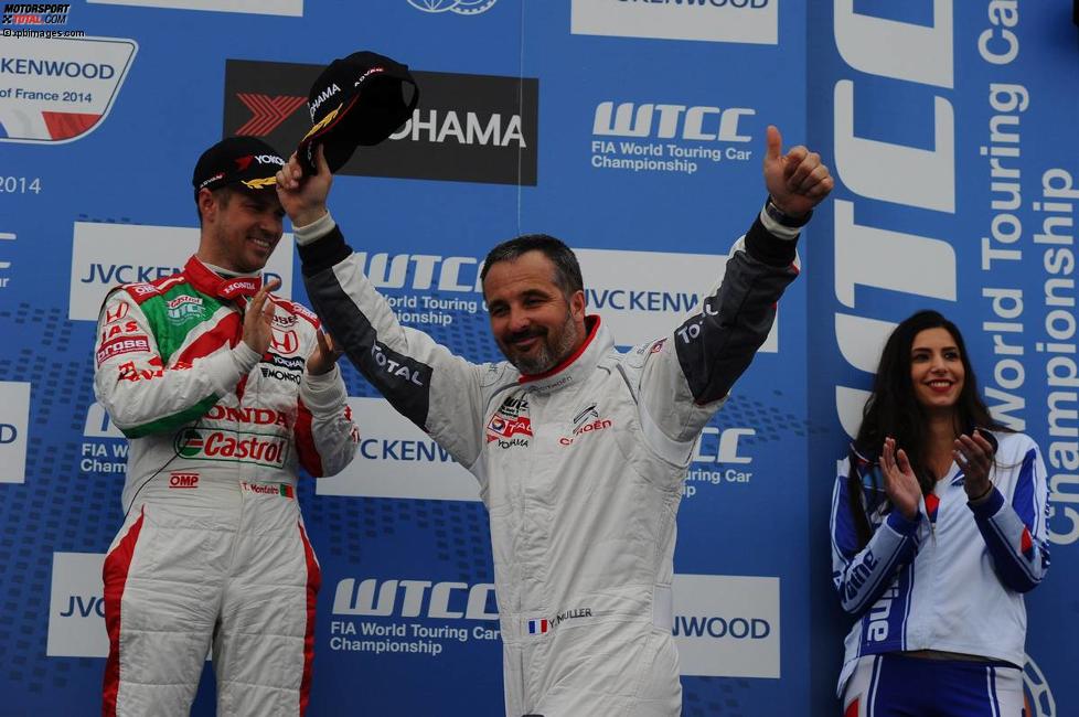 Yvan Muller (Citroen) und Tiago Monteiro (Honda) 