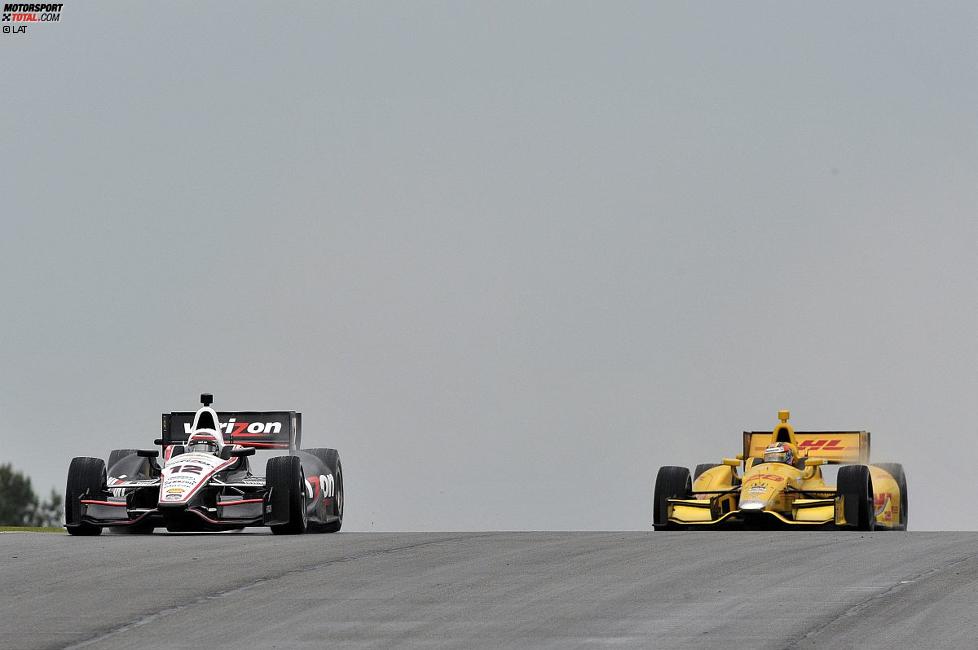 Will Power (Penske) führt vor Ryan Hunter-Reay (Andretti) 