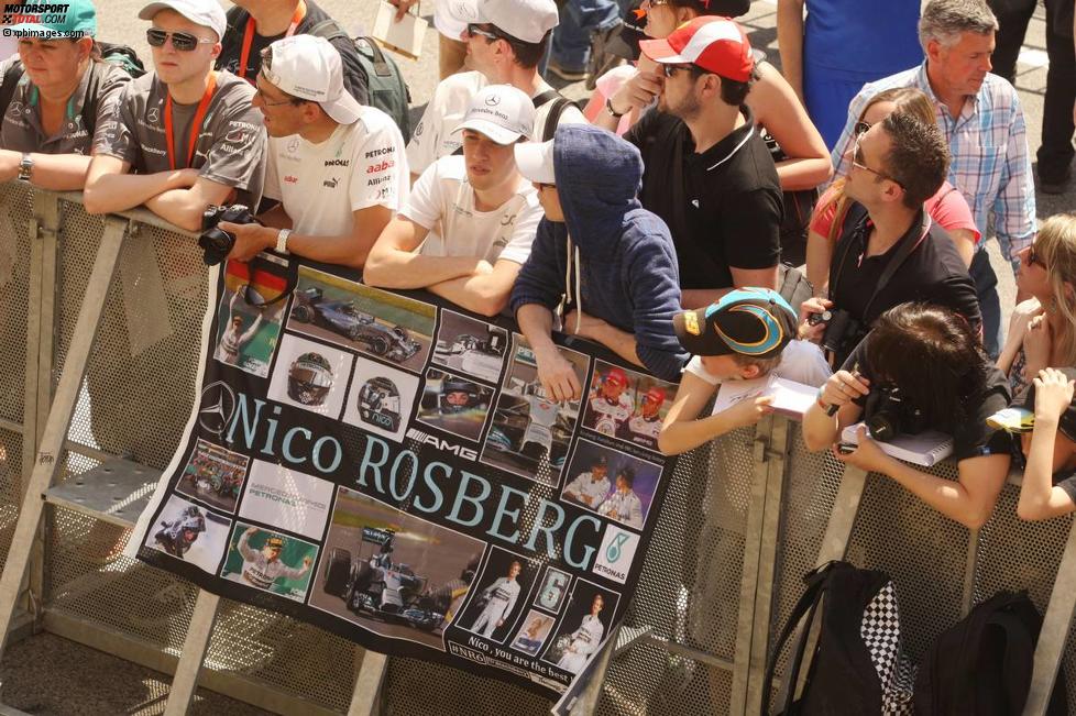 Fans von Nico Rosberg (Mercedes) 