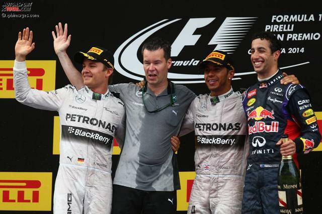 Zum fünften Mal in Folge Mercedes, zum vierten Mal in Folge Lewis Hamilton: Die Erfolgssträhne der &quot;Silberpfeile&quot; hielt auch in Barcelona an.