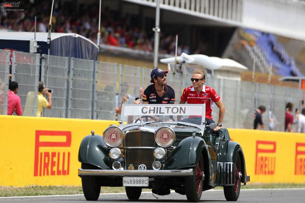 Max Chilton (Marussia) und Jean-Eric Vergne (Toro Rosso) 