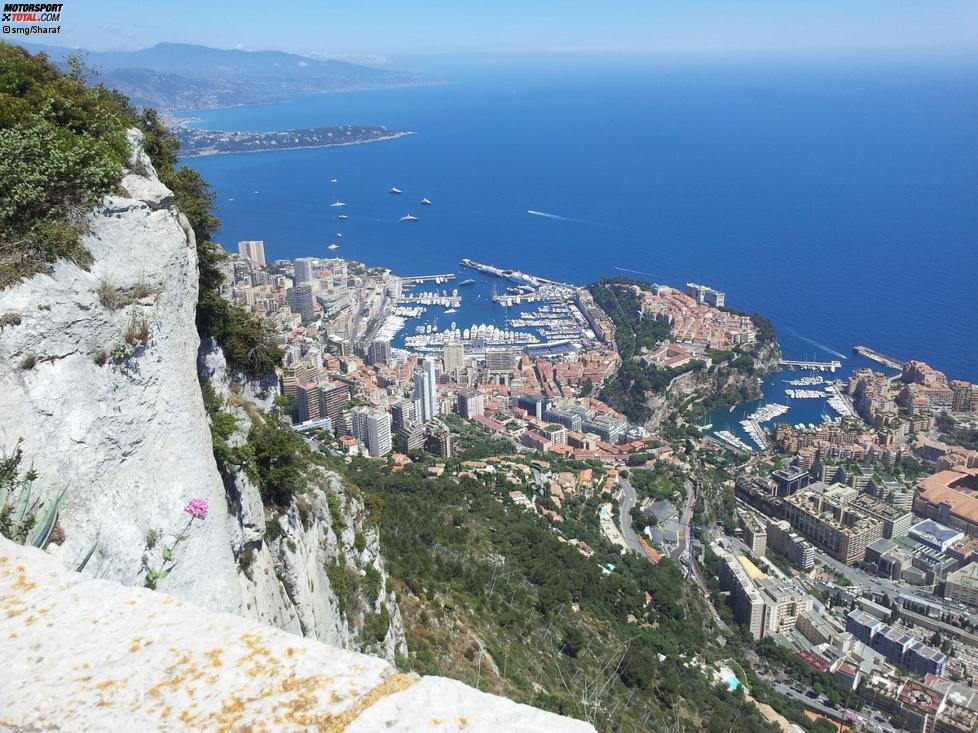 Blick auf Monaco am Ruhetag