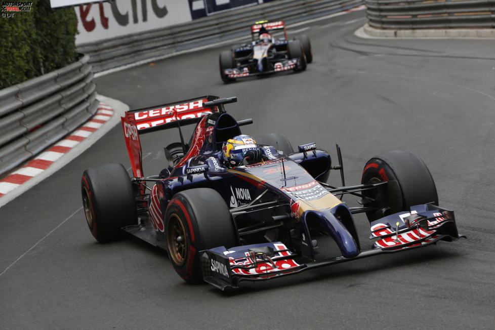 Jean-Eric Vergne (Toro Rosso) und Daniil Kwjat (Toro Rosso) 