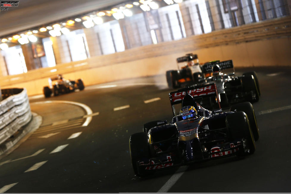 Jean-Eric Vergne (Toro Rosso) und Kevin Magnussen (McLaren) 