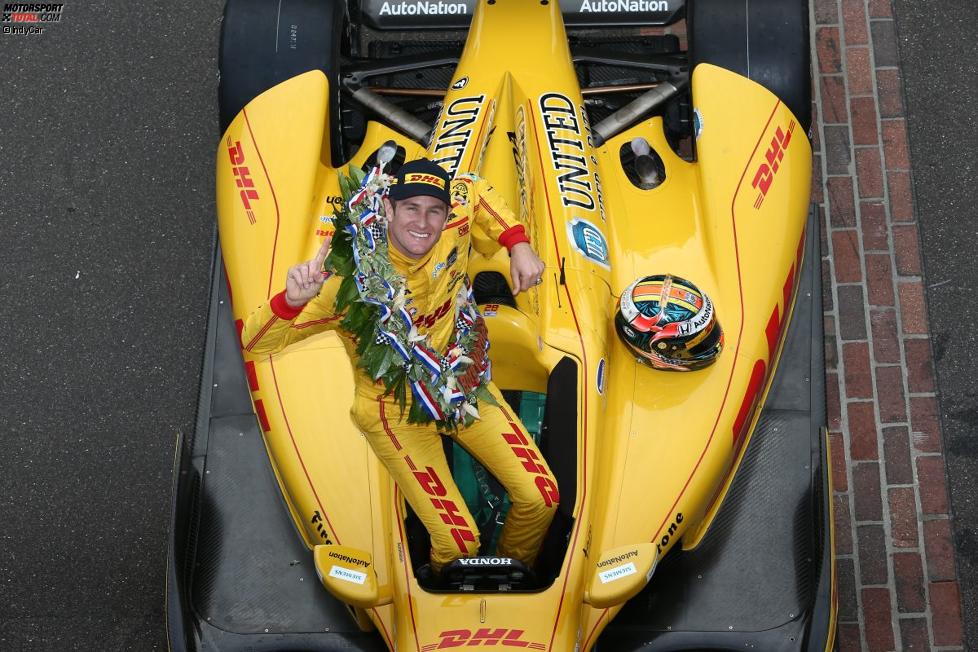 Ryan Hunter-Reay (Andretti) ist der Sieger des 98. Indy 500