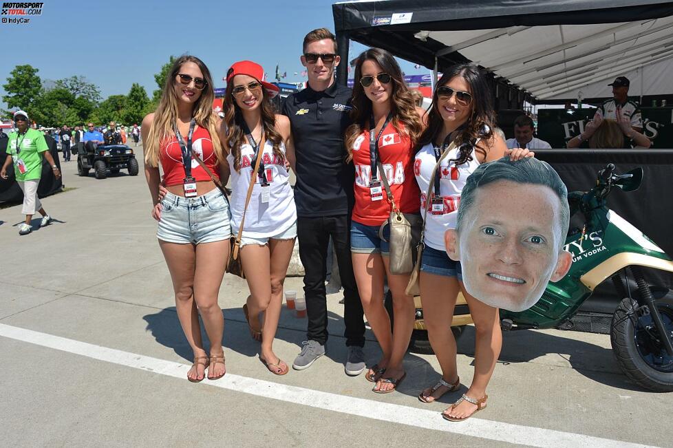 Mike Conway und seine kanadischen Fans