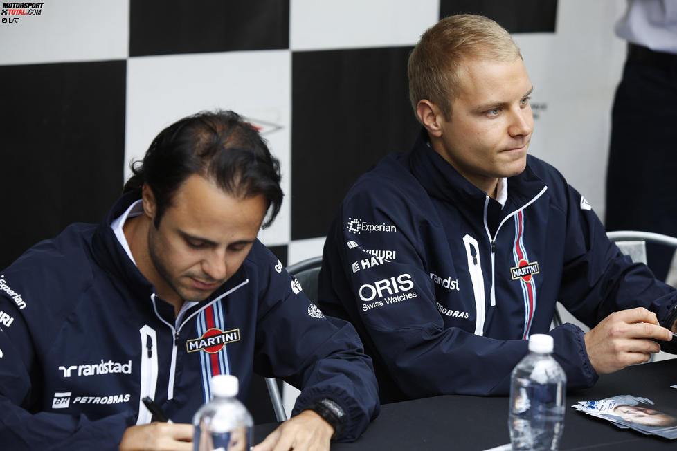 Valtteri Bottas und Felipe Massa (Williams) 