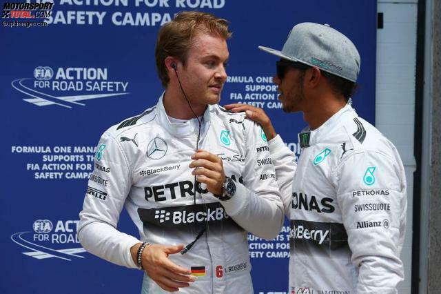 Gratulation zwischen Rosberg und Hamilton: Die Stimmung ist noch oder wieder besser Gratulation zwischen Rosberg und Hamilton: Die Stimmung ist noch oder wieder besser