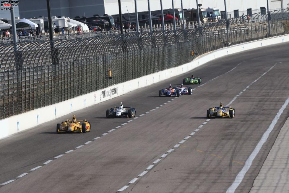 IndyCar-Practice-Action auf dem Texas Motor Speedway