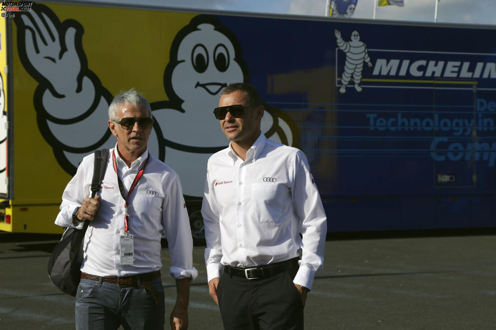 Rinaldo Capello und Tom Kristensen (Audi Sport) 