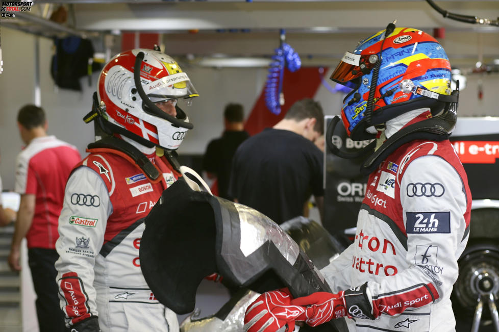 Tom Kristensen und Lucas di Grassi (Audi Sport) 