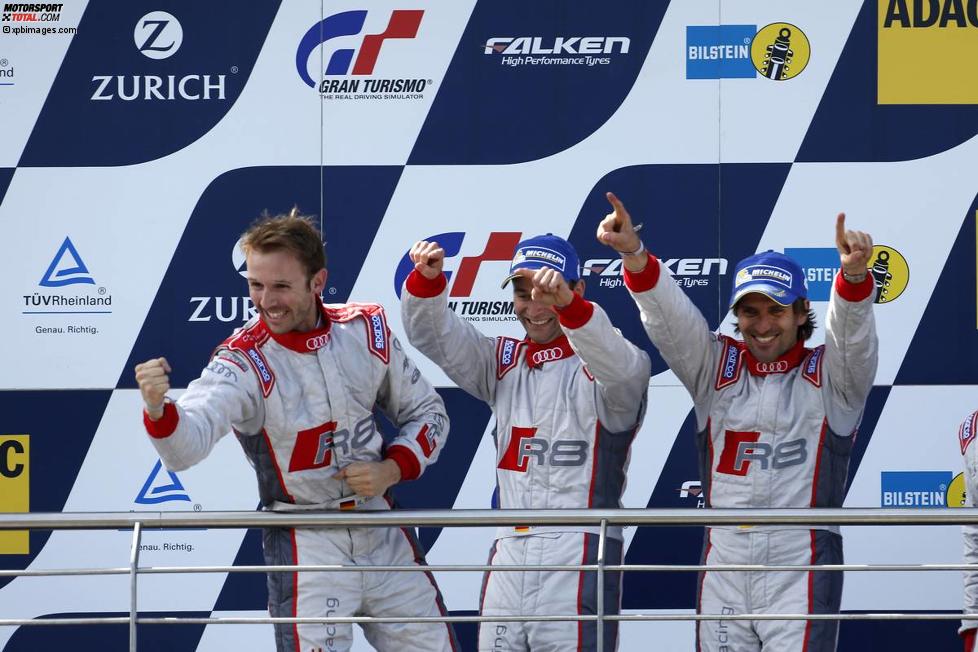 Die Sieger: Christopher Haase, Christian Mamerow, Rene Rast und Markus Winkelhock
