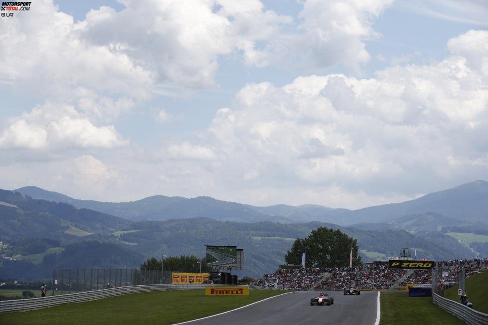 Max Chilton (Marussia) und Adrian Sutil (Sauber) 