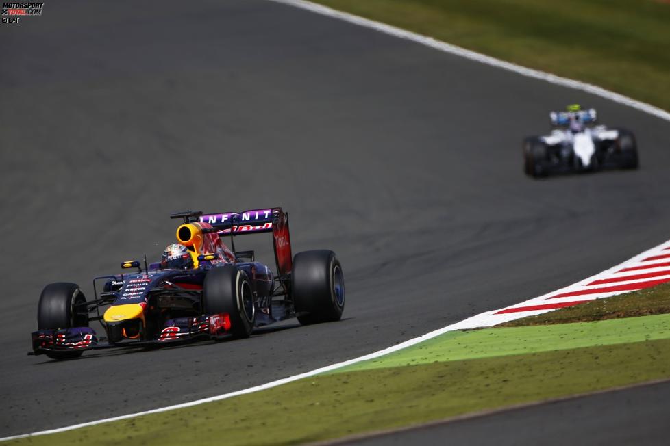 Sebastian Vettel (Red Bull) und Valtteri Bottas (Williams) 