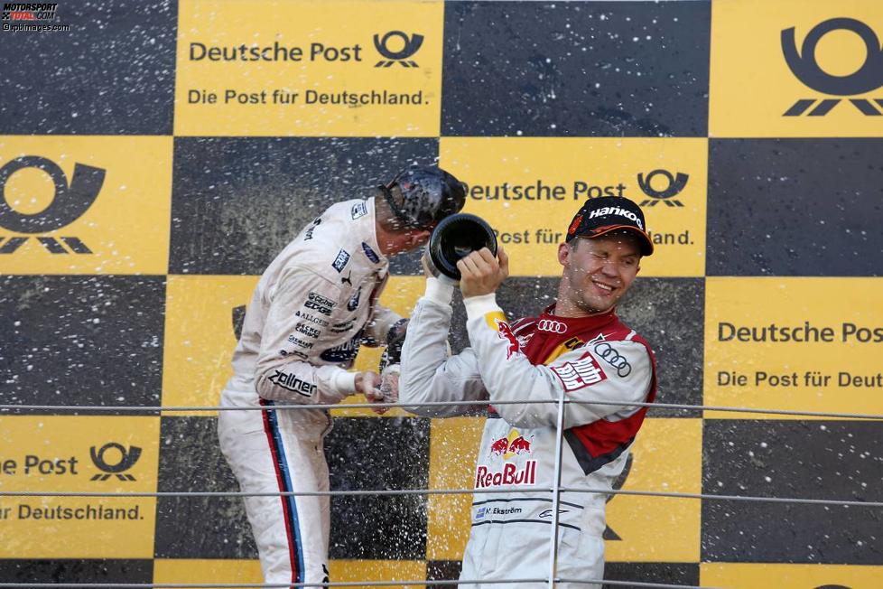 Maxime Martin (RMG-BMW) und Mattias Ekström (Abt-Audi-Sportsline) 