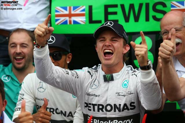 Dass am Ende Nico Rosberg statt Lewis Hamilton jubeln durfte, war auch Glück