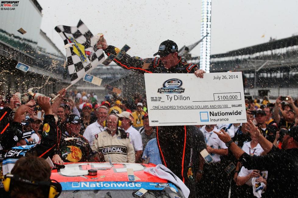 Nationwide: Ty Dillon (Childress) in der Victory Lane