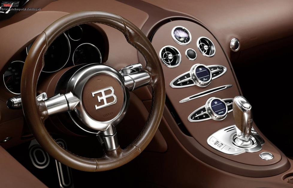 Cockpit des Bugatti Veyron 16.4 Grand Sport Vitesse Ettore Bugatti