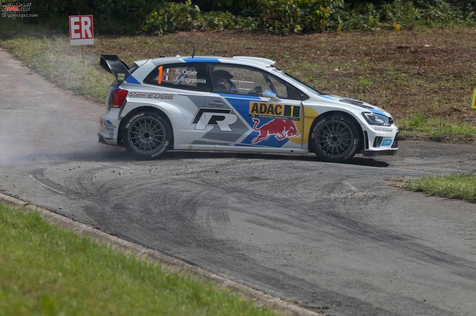 Sebastien Ogier (Volkswagen) und Julien Ingrassia 