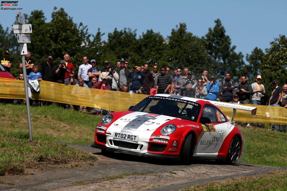 Richard Tuthill startet im Porsche 911 GT3 bei der Rallye Deutschland