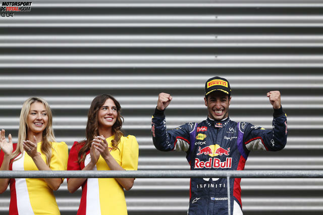 Daniel Ricciardo sicherte sich in Belgien den dritten Saisonsieg und den zweiten Sieg in Folge! Daniel Ricciardo sicherte sich in Belgien den dritten Saisonsieg und den zweiten Sieg in Folge!