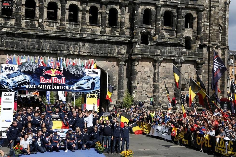 Thierry Neuville (Hyundai) und Nicolas Gilsoul (Hyundai) 