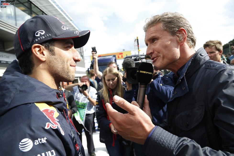 Daniel Ricciardo (Red Bull) und David Coulthard 