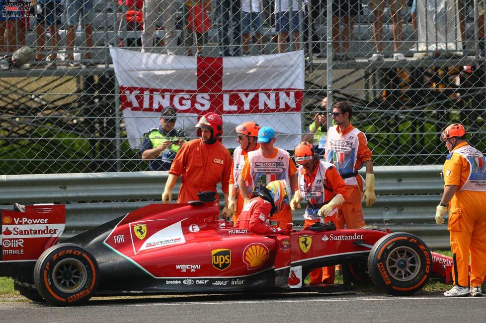 Ausfall für Fernando Alonso (Ferrari) 