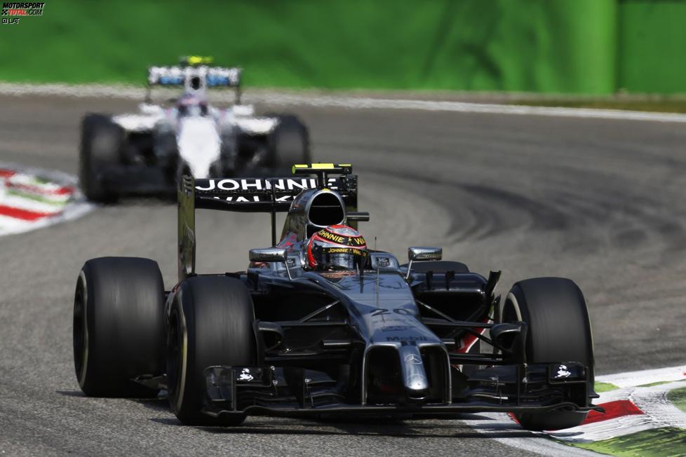 Kevin Magnussen (McLaren) und Valtteri Bottas (Williams) 