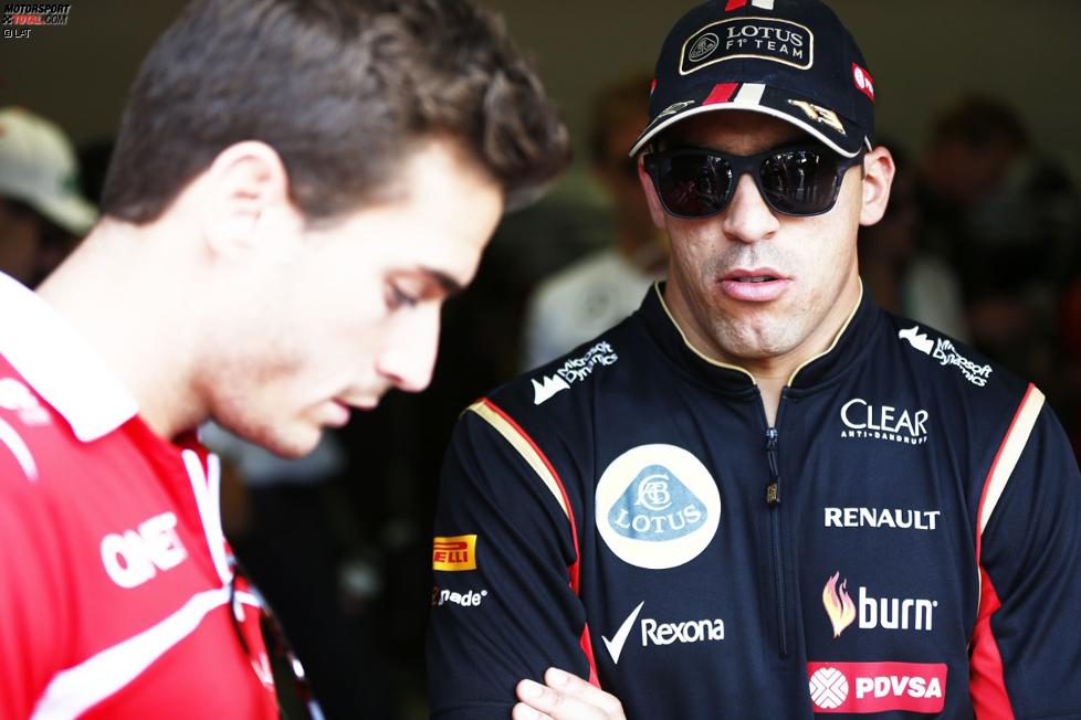 Pastor Maldonado (Lotus) und Jules Bianchi (Marussia) 