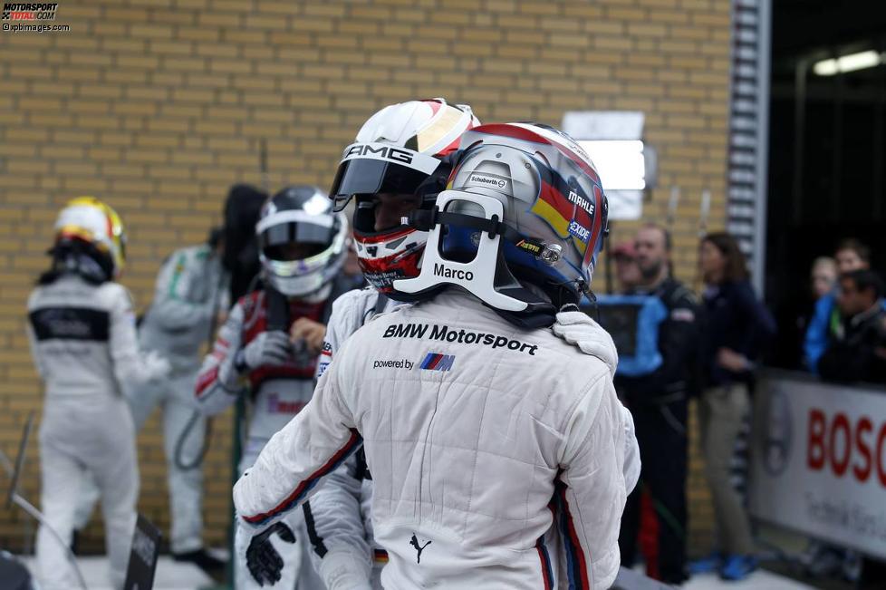 Marco Wittmann (RMG-BMW) und Christian Vietoris (HWA-Mercedes)