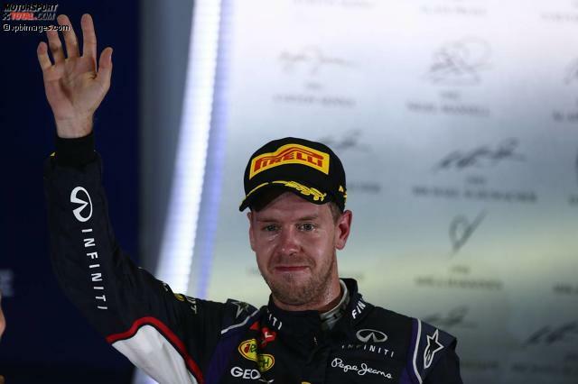 Gezeichnet von der Anstrengung: Sebastian Vettel nach dem Rennen