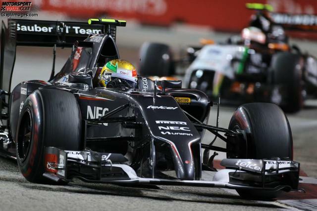 Esteban Gutierrez fiel beim Großen Preis von Singapur aus. Esteban Gutierrez fiel beim Großen Preis von Singapur aus.