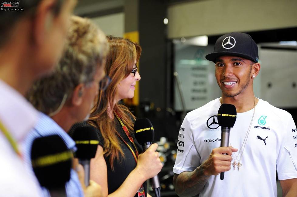 Lewis Hamilton (Mercedes) und David Coulthard 